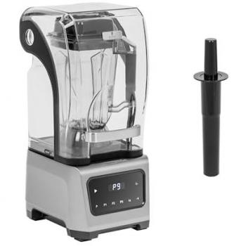 Batidora de vaso silenciosa con cubierta antirruido - 1680 W - 2,5 L - pantalla digital - función pulso - 24.500 rpm - Royal Catering