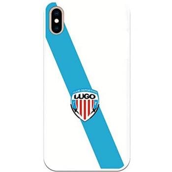 Funda Original para iPhone XS Max - Lugo Bandera Galicia - Licencia Oficial C.D. Lugo