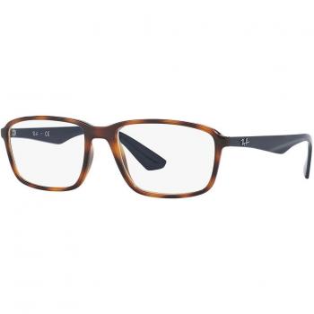 Ray-Ban 0Rx7084 Monturas de Gafas, Grey, 56 para Hombre