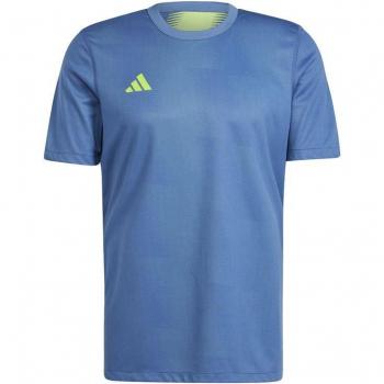 Camiseta de fútbol adidas reversible 24 hombre azul con manga corta
