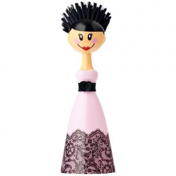 Vigar Dolls Diana - Cepillo lavaplatos, estampado encaje