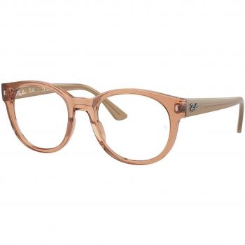 Ray-Ban RX7227 8313 Gafas Recetadas para Hombre Marrones con lentes de prescripción y diseño elegante