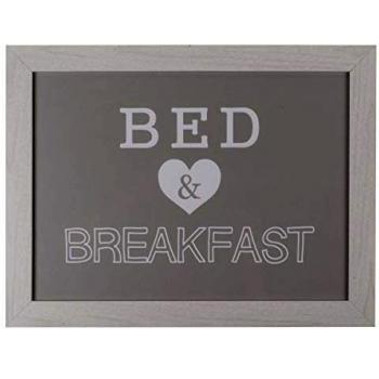 ootb Cojín con Bandeja, Bed & Breakfast, Aprox. 41 x 28 cm