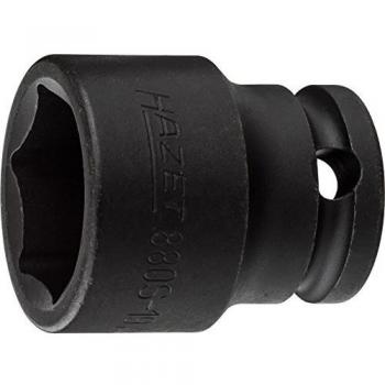 Inserto de llave de cubo Hazet 880S-19, Hexágono externo, 19 mm, Cuadrado 3/8 (10 mm)