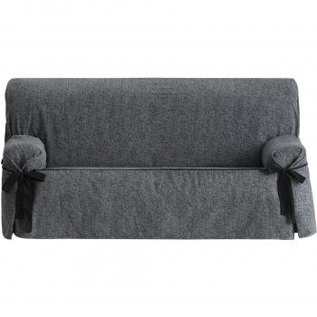 Eysa Dream - Funda de Sofa de Lazos, 3 plazas, Color Gris