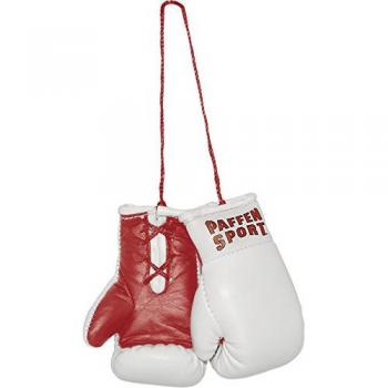 Paffen Sport - Adorno, diseño de guantes de boxeo mini blanco/rojo