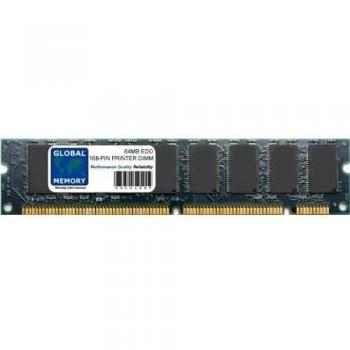 GLOBAL MEMORY 64MB Edo 168-PIN DIMM Memoria RAM para IMPRESORAS