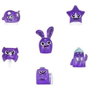 Hanazuki - Pack 6 Tesoros Valiente, Color Morado