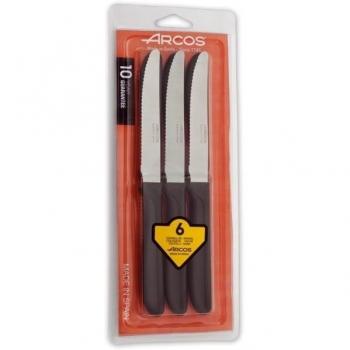 Arcos 371000 - Juego de cuchillos chuleteros, 110 mm