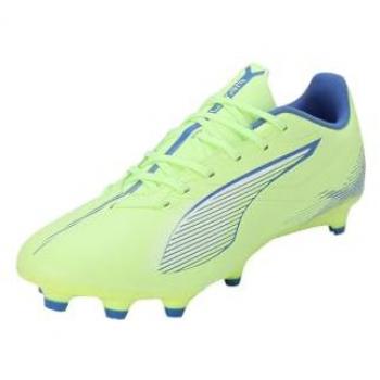 Botas de Fútbol Puma Ultra 5 Play FG/AG para Hombre, Color Fizzy Apple y White, Talla 45
