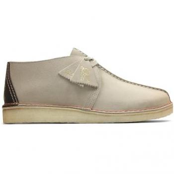 Clarks Originals Desert Trek Sand Suede Boots - Men's Size UK 7.5
