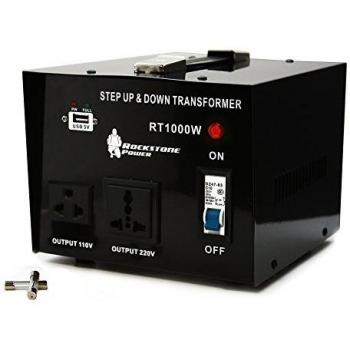 Rock Stone Power de alto rendimiento hacia arriba/abajo Transformador/Voltaje Corriente - Hacia Arriba/Abajo 110/120/220/240 V - 5 V Puerto USB - CE certificado de