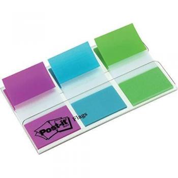 Post-It 680-PBG - Marcador index, 79 x 49, Violeta/ Azul/ Verde