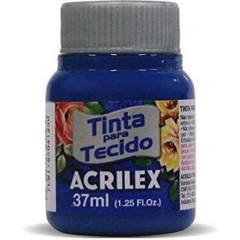 Acrilex Pintura Textil al Agua Azul Cobalto 37 ML Ref. 502