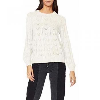 Only ONLALANA L/S Pullover CC KNT Jersey, Blanco