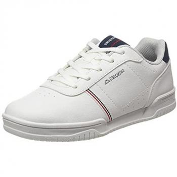 Zapatillas Deportivas Kappa TONETIS LACE para Mujer, Niña y Niño, Color Blanco/Azul Marino, Talla 34 EU