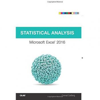Statistical Analysis: Microsoft Excel 2016
