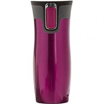 Contigo 1000-0095 - West Loop Vaso Térmico, color frambuesa, 470 ml, sin logo