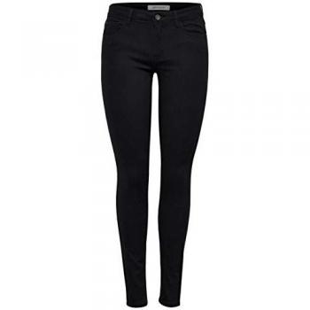 JACQUELINE de YONG Jdy de Only Pantalones Vaqueros de Mujer Leggings Jdynew Cinco Pant Dnm Negro - Negro