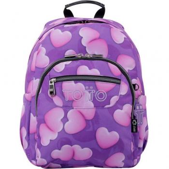 Mochila Totto Gommas-4Q3 escolar eco-friendly Chubby