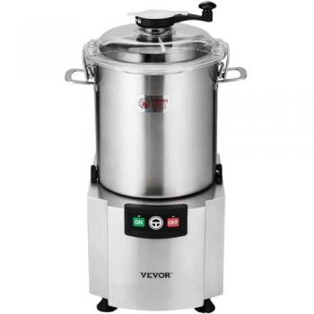 VEVOR 19 Quart Food Processor & Vegetable Chopper, Food-Grade Stainless Steel with S-Curve Blade and Scraper for Efficient Chopping of Vegetables, Fruits, Grains, and Nuts