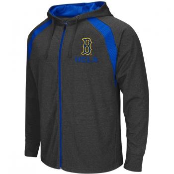 UCLA Bruins NCAA Lift Full Zip Hooded SweatShirt Camisa - Charcoal