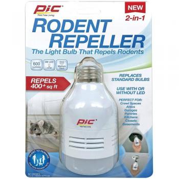 PIC 7-Watt LED Rodent Repeller Light Bulb