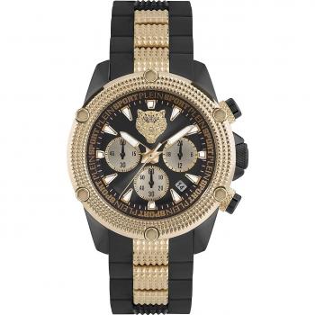 Plein Sport Hurricane Chrono Watch, Black female, Size: ONE SIZE