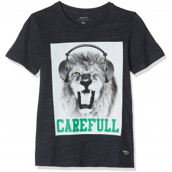 NAME IT Nkmbdog SS Top Box, Camiseta para Niños, Azul, 122
