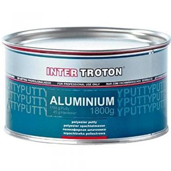 Inter troton poliéster Masilla aluminio Espátula aluminio Masilla 0,25 kg + Endurecedor