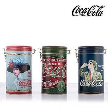 Coca-cola - Bote vintage metálico , modelo surtido , 1 unidad