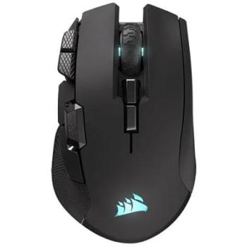 Ratón Gaming Inalámbrico Corsair Ironclaw SE RGB, Óptico, 26000 DPI, 10 Botones, USB-C, Negro