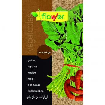 Sobre semillas de grelos Flower