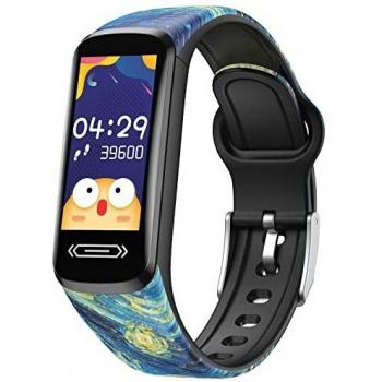 Pulsera Actividad Inteligente para Niños Niñas: Reloj Inteligente Niño Impermeable IP68 Deportivo Smartwatch con Podómetro Pulsómetros Monitor de Sueño Contador de Calorias Fitness Smart Watch