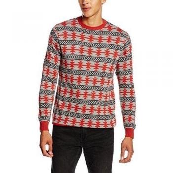 Springfield AR GG12 Jacquard Doble FR, Jersey Para Hombre, Greys, XL
