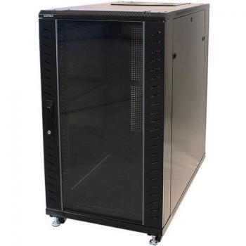 Armario Rack de Suelo 19 Kimex 600x1000mm 24U - Negro