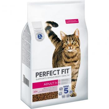 Perfect Fit Adult 1+ con Salmón - 14 kg (11 kg + 3 kg Gratis) Ración para Gatos Adultos
