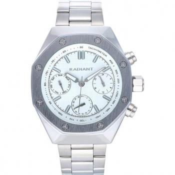 Reloj Radiant Volie RA628701 para hombre de acero con correa plateada/gris