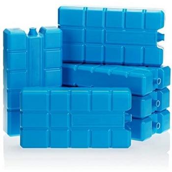 com-four® 6X Batería refrigerante XXL en Azul - Elementos de refrigeración para Nevera y Bolsa refrigerante - Baterías refrigerantes para el hogar y el Tiempo Libre
