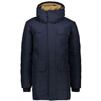 CMP Parka para hombre. negro y azul. 48