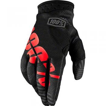 100% iTrack guante de montaña unisex, Negro/Camo