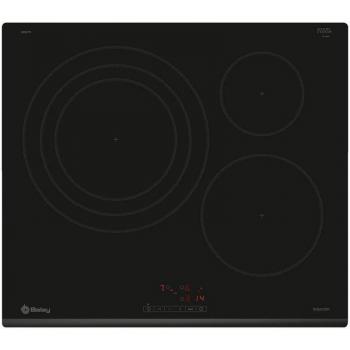 Placa de Inducción Balay 3EB967FRE con 3 Zonas de Cocción y Control Táctil - Negra