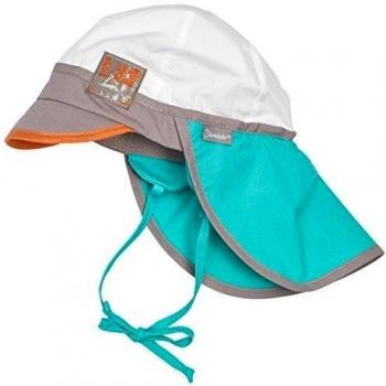 Sterntaler Schirmmütze m. Nackenschutz-Sombrero Bebé-Niñas    Grau