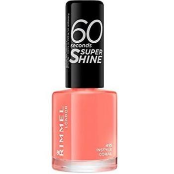 Rimmel 60 Seconds Super Shine Nail Polish - 8 ml, Instyle Coral