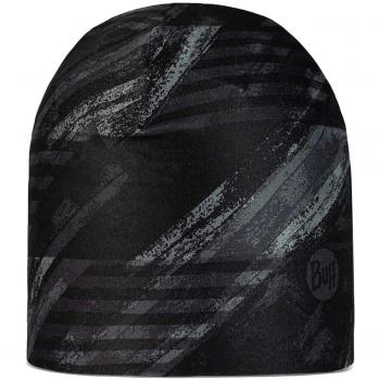 Gorro Buff Thermonet Primaloft unisex color negro y gris