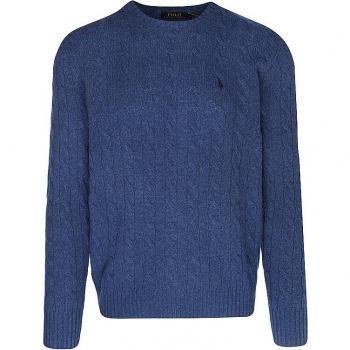 Ralph Lauren Men's Round-neck Blue Knit Sweater Size XL
