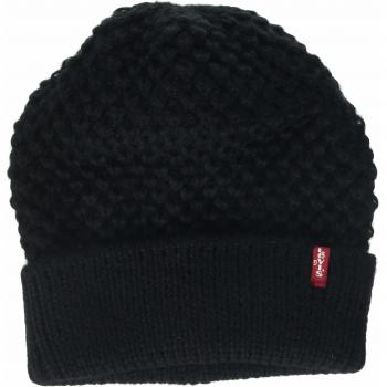 Levi's Classic Knit Beanie Gorro de Punto, Negro