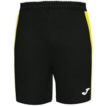 Joma Maxi Black-Yellow Soccer Shorts