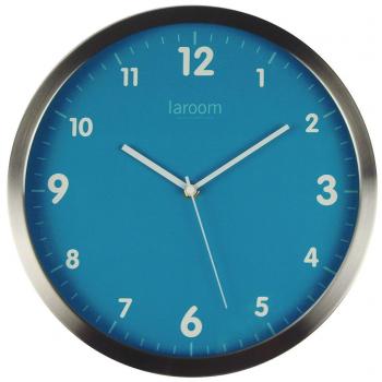 Laroom Reloj, Acero Inoxidable y Plastico, Azul