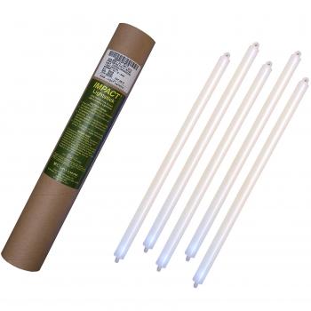 Cyalume - Paquete de 20 tubos luminosos SnapLight Impact, 40 cm, 15 pulgadas, 2 Anillas, 8 horas, no-embalados individualmente, color blanco
